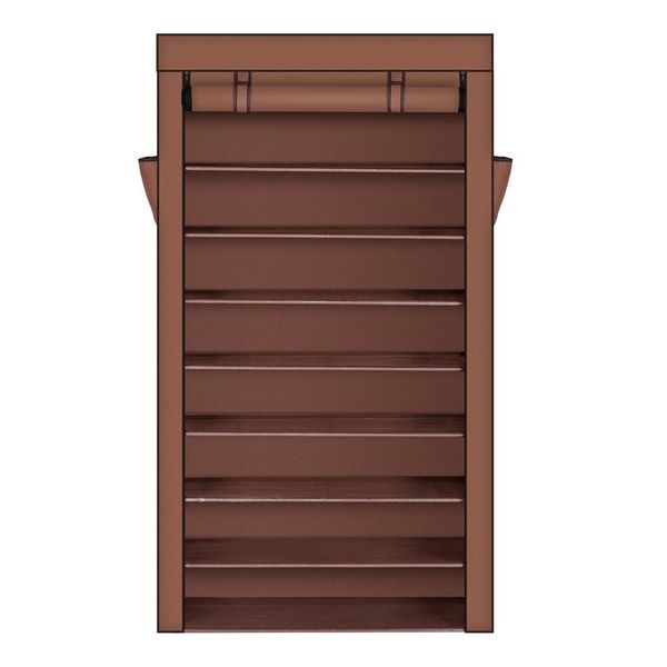 10 Tiers Shoe Rack with Dustproof Cover Closet Shoe Storage Cabinet Organizer Mocha Non-woven Fabric US free shipping
10 Tiers Shoe Rack with Dustproof Cover Closet Shoe Storage Cabinet Organizer Mocha Non-woven Fabric US free shipping