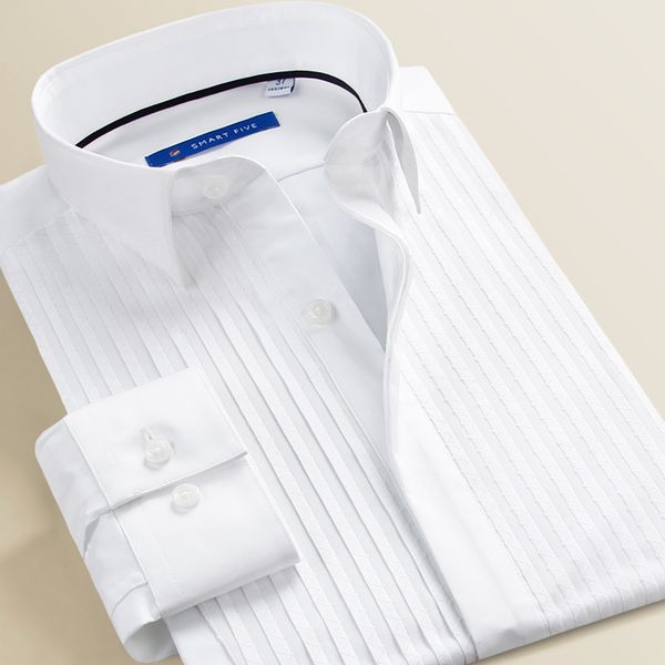 smart five brand cotton formal white shirts men long sleeve 2018 dress shirts men hight quality tudedo dress for, White;black
smart five brand cotton formal white shirts men long sleeve 2018 dress shirts men hight quality tudedo dress for, White;black