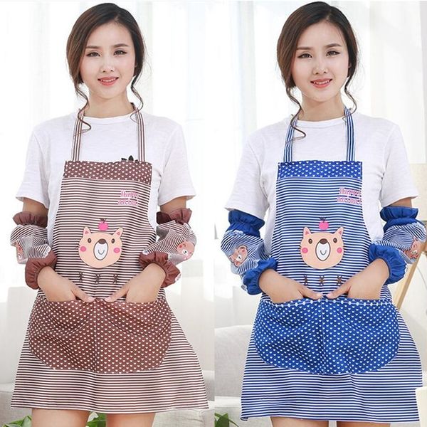 1set(apron+oversleeve) bear striped pattern apron woman bibs home cooking baking cleaning aprons kitchen accessories 46003
1set(apron+oversleeve) bear striped pattern apron woman bibs home cooking baking cleaning aprons kitchen accessories 46003