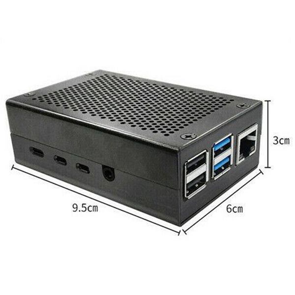 metal enclosure protective box shell case aluminum alloy case for raspberry pi 4
metal enclosure protective box shell case aluminum alloy case for raspberry pi 4