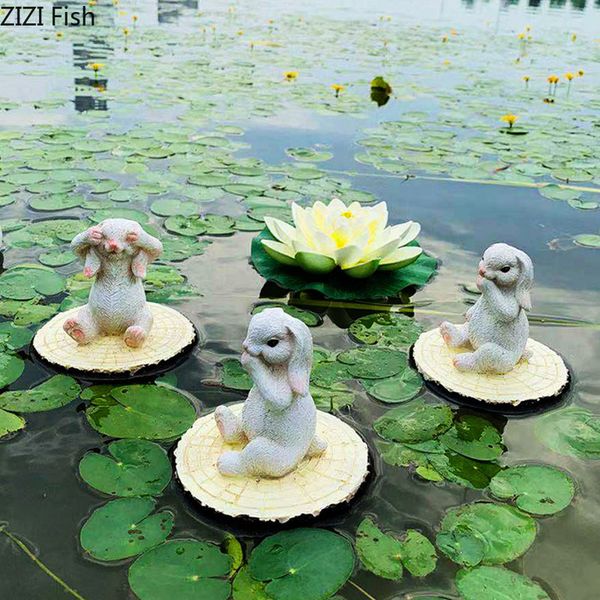 3 шт / комплект украшения сада моделирование resin животных волшебный сад кролик катание на лодках миниатюрный статуэтки двор открытый декор
3 шт / комплект украшения сада моделирование resin животных волшебный сад кролик катание на лодках миниатюрный статуэтки двор открытый декор