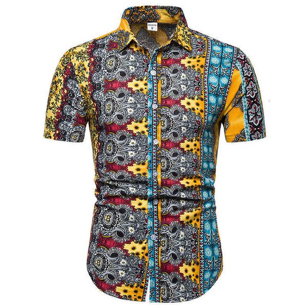 men's flax short sleeve short sleeve tight men's shirts, hawaiian shirts, large -5xl 26 colour, White;black
