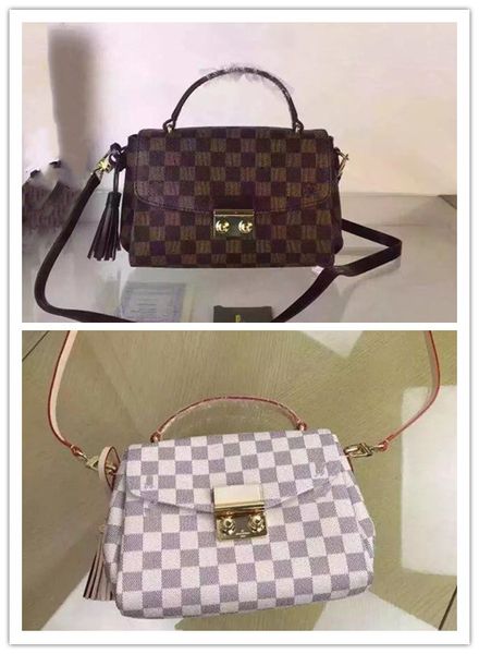 Роскошный дизайнер N41581 Сумка через плечо Croisette Damier Сумочка через плечо Маленькая 
Роскошный дизайнер N41581 Сумка через плечо Croisette Damier Сумочка через плечо Маленькая