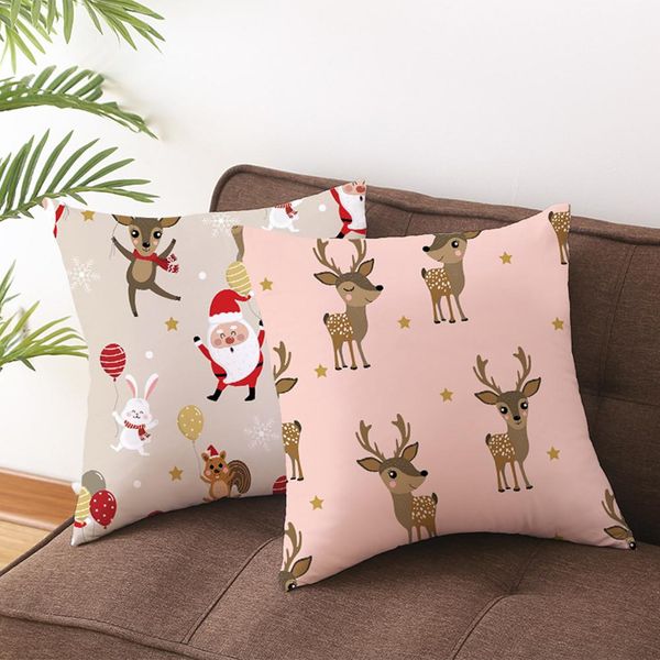 40# cartoon animal christmas elk snowman santa claus cushion cover throw pillow cover decoration for home bedroom
40# cartoon animal christmas elk snowman santa claus cushion cover throw pillow cover decoration for home bedroom