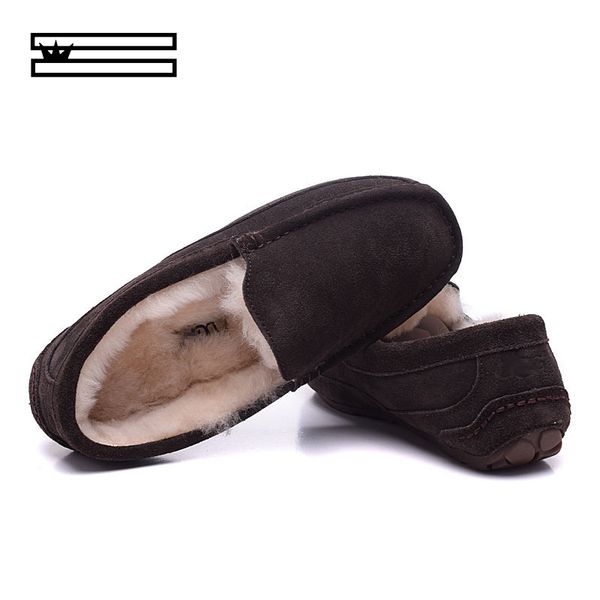 shuanggun fashion men's genuine leather snow shoes lace winter shoes genuine sheepskin leather natural wool flat-soled shoes, Black
shuanggun fashion men's genuine leather snow shoes lace winter shoes genuine sheepskin leather natural wool flat-soled shoes, Black