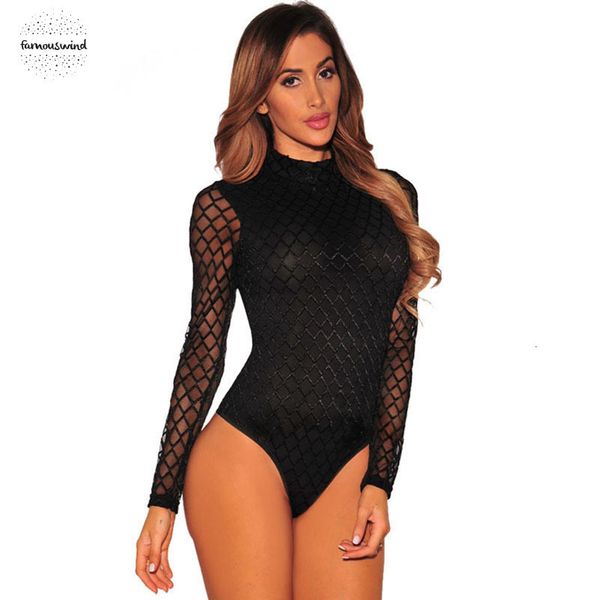 2019 romper black sheer сетки с длинным рукавом bodysuit женщины топы bodycon фитнес комбинезон мода sexy latex bodysuit, Black;white
2019 romper black sheer сетки с длинным рукавом bodysuit женщины топы bodycon фитнес комбинезон мода sexy latex bodysuit, Black;white