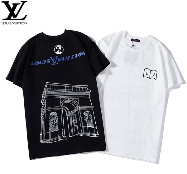 2020 new men and women's t-shirt new front printed print back building english lettering printed black and white lv s-xxl
2020 new men and women's t-shirt new front printed print back building english lettering printed black and white lv s-xxl