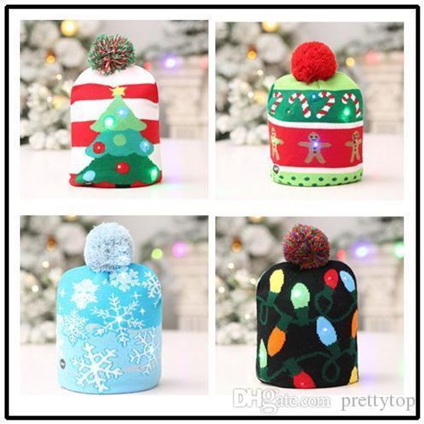 novelties led light-up knitted sweater holiday xmas christmas beanie 3 flashing modes winter snow hat sweater ugly holiday hat knit cap, Blue;gray
novelties led light-up knitted sweater holiday xmas christmas beanie 3 flashing modes winter snow hat sweater ugly holiday hat knit cap, Blue;gray