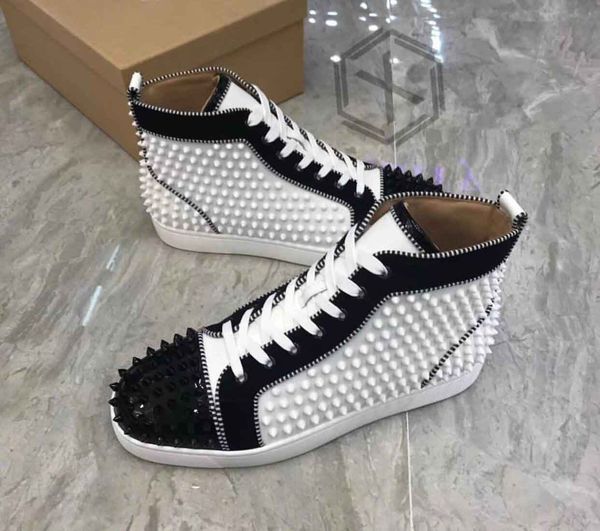 luxury designer men women sports casual shoes french brand spikes red bottom sneakers rivet trainers walking board shoes, Black
luxury designer men women sports casual shoes french brand spikes red bottom sneakers rivet trainers walking board shoes, Black