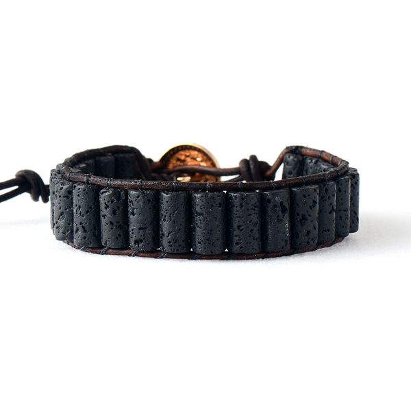 mens wrap bracelet lava stone single leather bracelet steampunk gothic hiphop rock couples lovers jewelry, Golden;silver
mens wrap bracelet lava stone single leather bracelet steampunk gothic hiphop rock couples lovers jewelry, Golden;silver