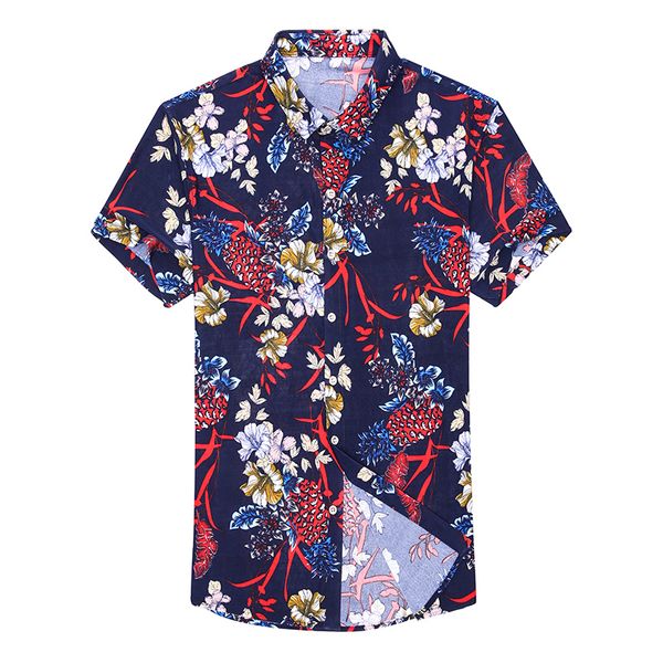 men's casual shirts arrival male summer floral printed clothes short sleeve, White;black
men's casual shirts arrival male summer floral printed clothes short sleeve, White;black