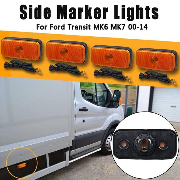 1/2/4pcs side marker light with wiring loom for transit 6 7 2000-2014 1671689 vyc15-5034-ac
1/2/4pcs side marker light with wiring loom for transit 6 7 2000-2014 1671689 vyc15-5034-ac