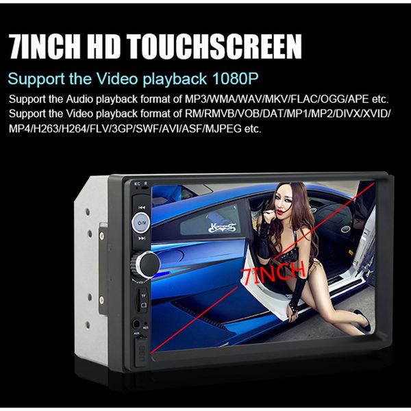 2din авторадио 7" hd сенсорный экран цифровой дисплей мультимедиа mp5-плеер bluetooth usb автомобильное радио стерео монитор заднего вида
2din авторадио 7" hd сенсорный экран цифровой дисплей мультимедиа mp5-плеер bluetooth usb автомобильное радио стерео монитор заднего вида