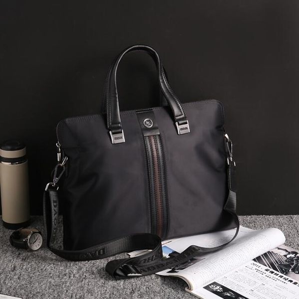 factory wholesale brand men handbag imported oxford cloth handbag fashion stripes ribbon stitching busines briefcase waterproof portable doc
factory wholesale brand men handbag imported oxford cloth handbag fashion stripes ribbon stitching busines briefcase waterproof portable doc