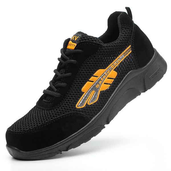 mens casual breathable steel toe caps working safety shoes anti-pierce platform summer shoe tooling security low boots protect, Black
mens casual breathable steel toe caps working safety shoes anti-pierce platform summer shoe tooling security low boots protect, Black