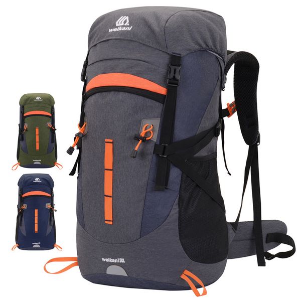 50l tactical mountaineering bag men hiking camping backpack night reflection outdoor sports travel bag fishing trekking rucksack
50l tactical mountaineering bag men hiking camping backpack night reflection outdoor sports travel bag fishing trekking rucksack