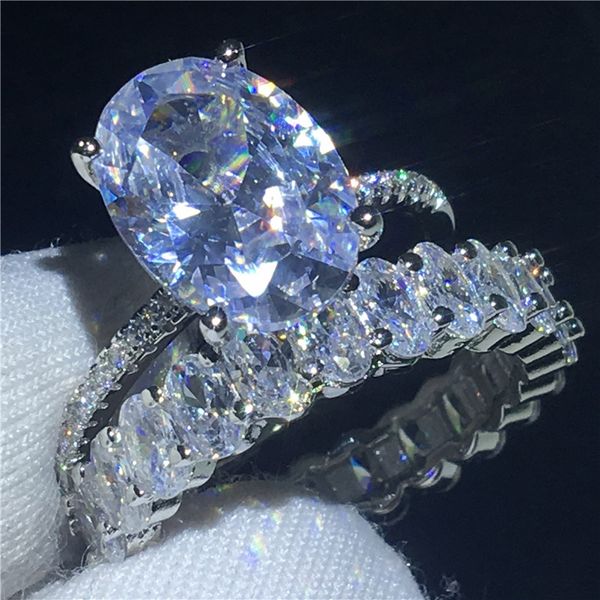 fine ring set oval cut 3ct diamond 925 sterling silver engagement wedding band ring for women men luxury jewelry gift, Slivery;golden
fine ring set oval cut 3ct diamond 925 sterling silver engagement wedding band ring for women men luxury jewelry gift, Slivery;golden