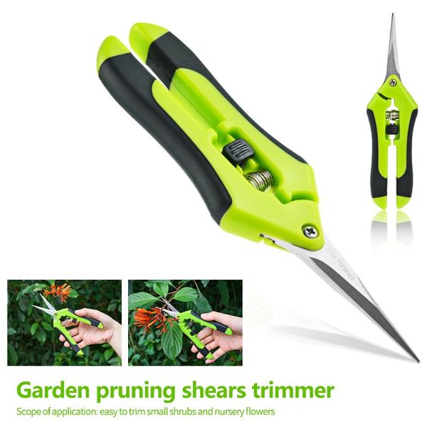 garden pruning shears stainless steel pruning tools hand pruner cutter grape fruit picking household potted branches pruner
garden pruning shears stainless steel pruning tools hand pruner cutter grape fruit picking household potted branches pruner