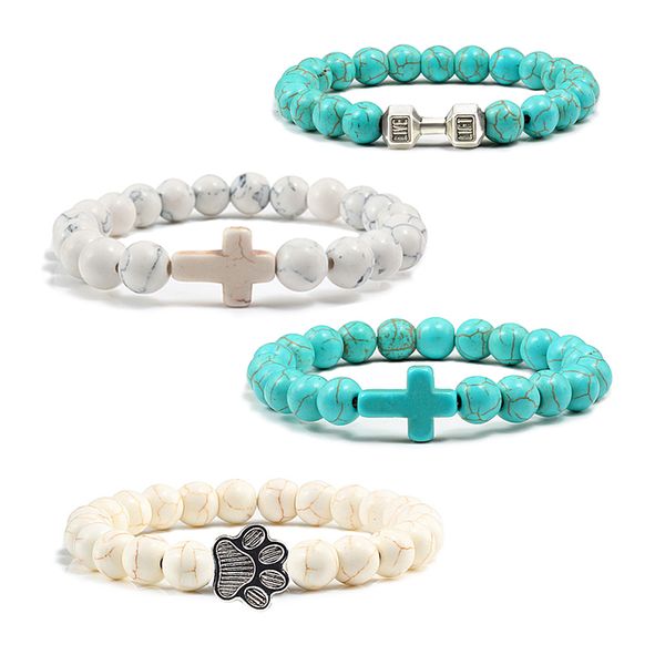 fashion natural stone cross dumbbell claw beads bracelet for women men prayer adjustable couple bracelets religious jewelry gift, Black
fashion natural stone cross dumbbell claw beads bracelet for women men prayer adjustable couple bracelets religious jewelry gift, Black