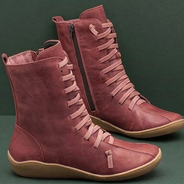 winter women mid calf boots women autumn vintage ankle boots zipper lace up ladies retro pu leather shoes woman high shoes, Black
winter women mid calf boots women autumn vintage ankle boots zipper lace up ladies retro pu leather shoes woman high shoes, Black