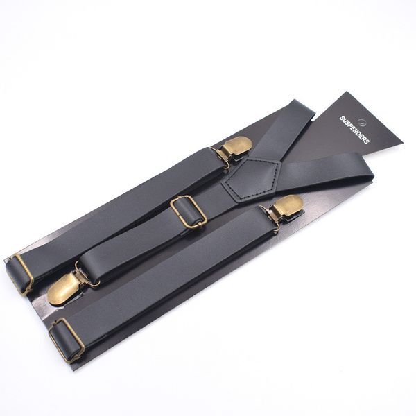 explosive three clip pu leather strap men's 2.5cm wide fashion strap clip suspenders belt adjustable leisure, Black;white
explosive three clip pu leather strap men's 2.5cm wide fashion strap clip suspenders belt adjustable leisure, Black;white