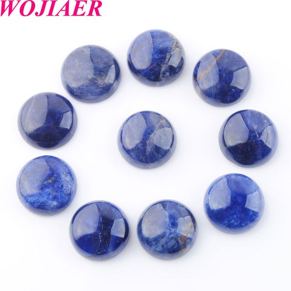 wojiaer natural sodalite beads gem stones round 14x5mm cabochon cab no drill hole jewelry making du8218, Black
wojiaer natural sodalite beads gem stones round 14x5mm cabochon cab no drill hole jewelry making du8218, Black