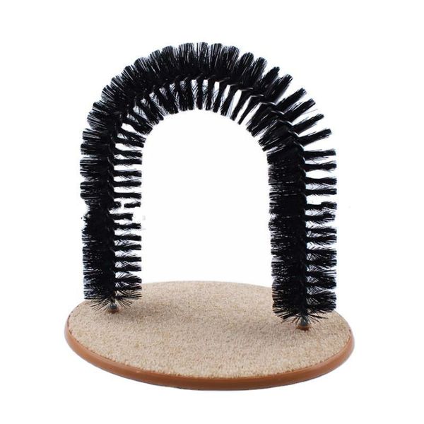 pet arch shape cat scratching itching scratching device anti-itch massage artifact black brush stainless steel pp material
pet arch shape cat scratching itching scratching device anti-itch massage artifact black brush stainless steel pp material