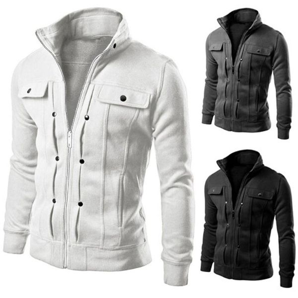slim mens jackets lapel zipper sportswear outwear spring autumn windbreaker coat plus 3xl streetwear, Black;brown
slim mens jackets lapel zipper sportswear outwear spring autumn windbreaker coat plus 3xl streetwear, Black;brown