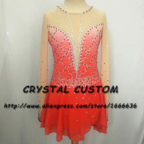 figure skating dress new brand ice skating dresses custom-made for competition dr4852, Black;red
figure skating dress new brand ice skating dresses custom-made for competition dr4852, Black;red