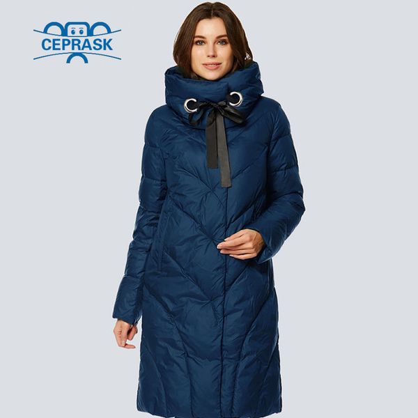 ceprask 2018 new winter jacket women parks plus size long fashionable warm women's winter coat hooded down jacket, Black
ceprask 2018 new winter jacket women parks plus size long fashionable warm women's winter coat hooded down jacket, Black