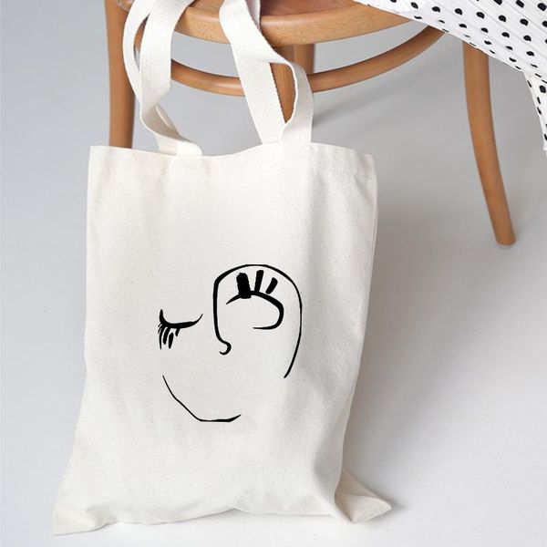 casual shoulder large capacity shopping bag girls face art print handbag women simple package tote bag student school bags
casual shoulder large capacity shopping bag girls face art print handbag women simple package tote bag student school bags