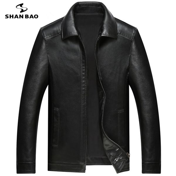 shanbao brand sheepskin coat 2019 spring new style luxury business casual men's lapel loose leather jacket m-4xl, Black
shanbao brand sheepskin coat 2019 spring new style luxury business casual men's lapel loose leather jacket m-4xl, Black