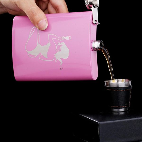 1pc 8oz portable wine bottle women stainless steel liquor pocket leakproof hip flask gift new
1pc 8oz portable wine bottle women stainless steel liquor pocket leakproof hip flask gift new