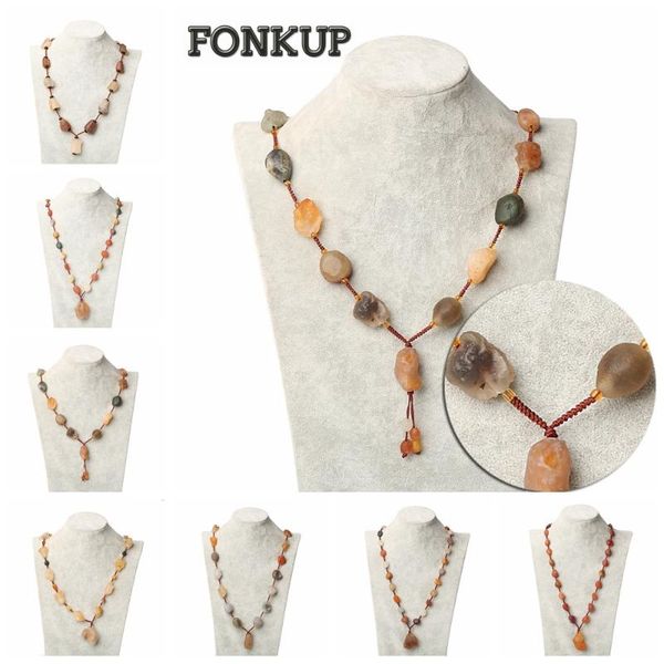 natural agate necklace vintage reiki irregular stone sweater chain gemstone ore accessories statement jewelry power crystal gift, Silver
natural agate necklace vintage reiki irregular stone sweater chain gemstone ore accessories statement jewelry power crystal gift, Silver