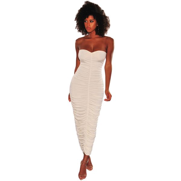 european and american womens popular european and american wrapped irregular pleated dress show figure nightclub skirt, White
european and american womens popular european and american wrapped irregular pleated dress show figure nightclub skirt, White