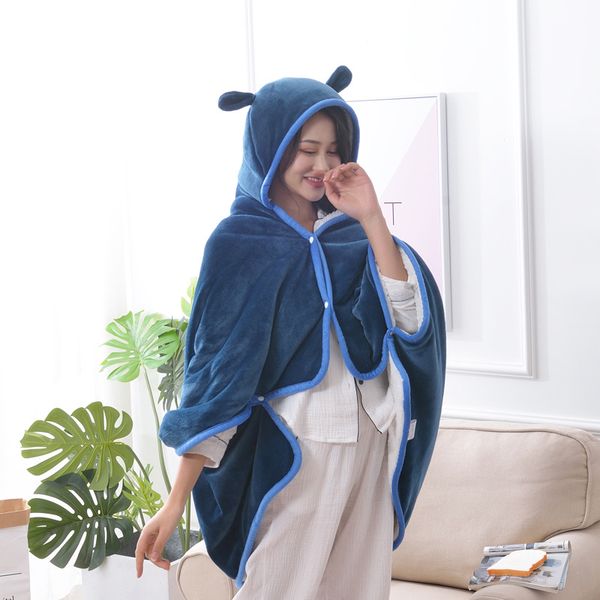 thickened flannel air condition hooded wearable double lamb blanket sofa cover office cloak shawl throw blanket sweatshirt
thickened flannel air condition hooded wearable double lamb blanket sofa cover office cloak shawl throw blanket sweatshirt