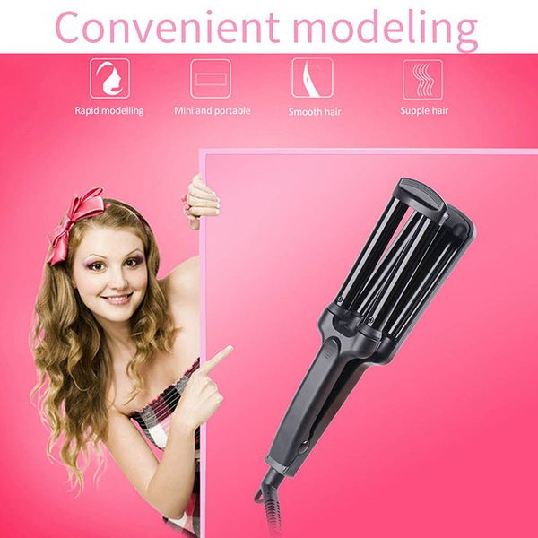 fast 3 barrel curling iron curling wand hair curler diy s wave curls fashion salon hair styler 13mm for lady girls 100-240v s34
fast 3 barrel curling iron curling wand hair curler diy s wave curls fashion salon hair styler 13mm for lady girls 100-240v s34