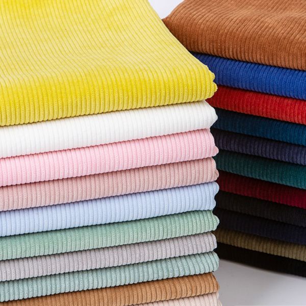 width 150cm corduray fabric shirt sweater pure cotton cloth padded jacket pants sofa velvet material, Black;white
width 150cm corduray fabric shirt sweater pure cotton cloth padded jacket pants sofa velvet material, Black;white