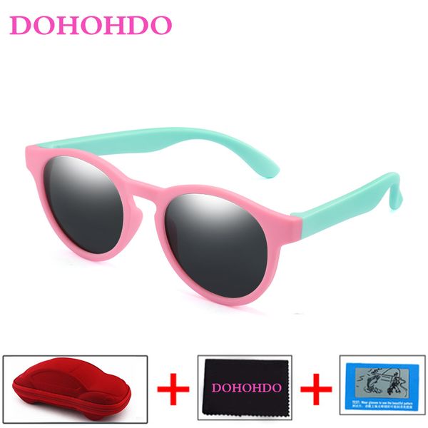 dohohdo kids sunglasses children round polarized tr90 sun glasses girls boys colorful silicone uv400 baby gafas with car case, Blue
dohohdo kids sunglasses children round polarized tr90 sun glasses girls boys colorful silicone uv400 baby gafas with car case, Blue