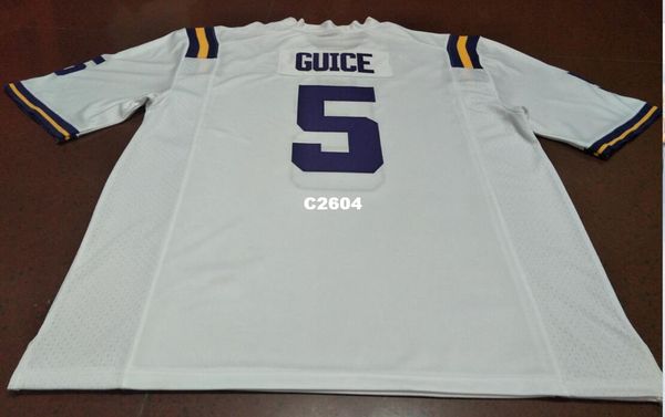 men #5 white purple derrius guice lsu tigers or custom any name or number alumni college jersey, Black;red
men #5 white purple derrius guice lsu tigers or custom any name or number alumni college jersey, Black;red
