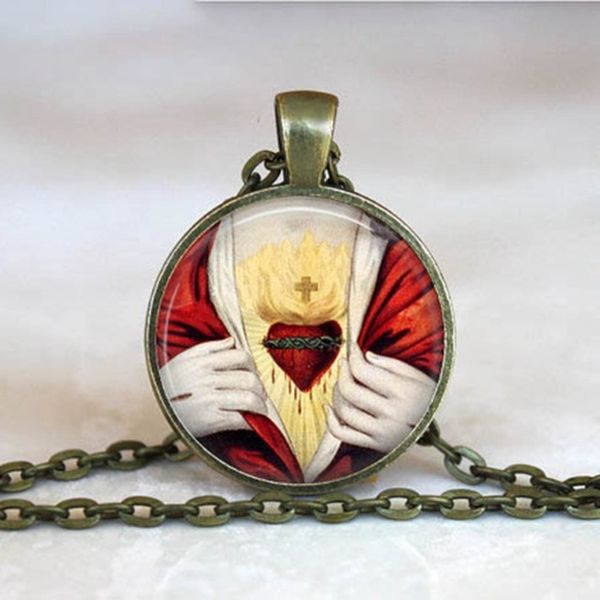 2019 new fashion all saints catholic church sacred heart necklace art p sacred heart of jesus pendant christian jewelry, Silver
2019 new fashion all saints catholic church sacred heart necklace art p sacred heart of jesus pendant christian jewelry, Silver
