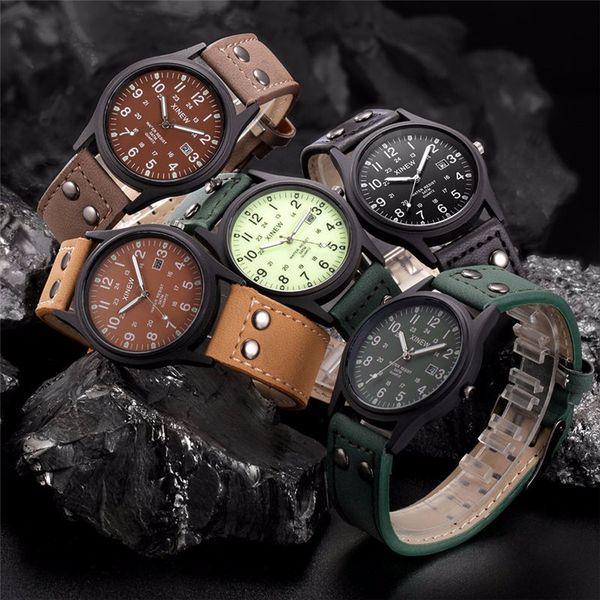 vintage classic men's waterproof male clock date leather strap sport quartz army watch luxury watch men relogio masculino#yy, Slivery;brown
vintage classic men's waterproof male clock date leather strap sport quartz army watch luxury watch men relogio masculino#yy, Slivery;brown