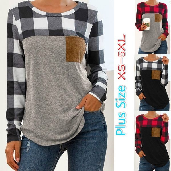 women long sleeve blouses ladies patchwork pullover sweatshirts loose round neck cotton t-shirts women autumn and winter casual, White
women long sleeve blouses ladies patchwork pullover sweatshirts loose round neck cotton t-shirts women autumn and winter casual, White