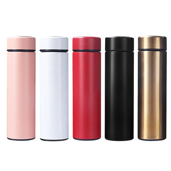 новый 304 нержавеющая сталь интеллектуальная термоизоляция вакуумная колба бутылка термос чашка кофе кружка дисплей температуры 500 мл