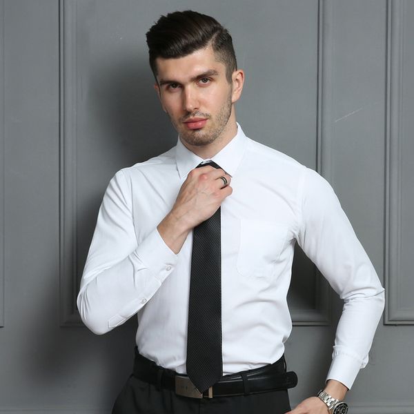 new arrivel men casual long sleeved solid shirt slim fit male social business dress shirt brand men clothing soft comfortable, White;black
new arrivel men casual long sleeved solid shirt slim fit male social business dress shirt brand men clothing soft comfortable, White;black