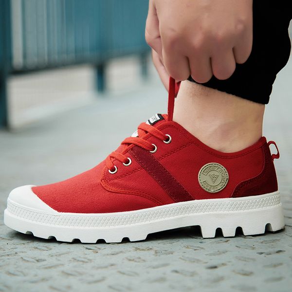 men shoes 2018 new white canvas shoes couple spring and summer white casual male students sneakers large size 36-47, Black
men shoes 2018 new white canvas shoes couple spring and summer white casual male students sneakers large size 36-47, Black