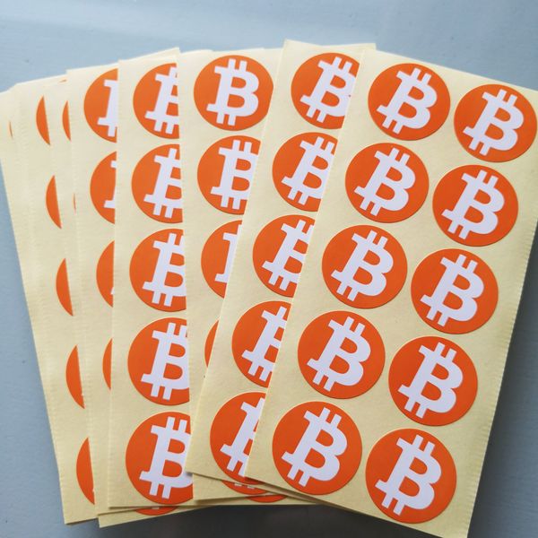 6000pcs 30mm diameter bitcoin logo label sticker, orange color printing on gloss paper, item no.fs03
6000pcs 30mm diameter bitcoin logo label sticker, orange color printing on gloss paper, item no.fs03