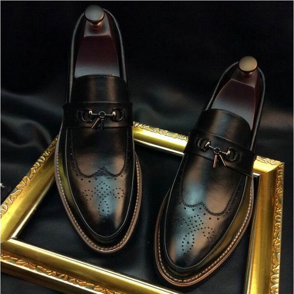 mens formal business shoes brogue shoes men tassel british style carved leather casual business oxford g4-84, Black
mens formal business shoes brogue shoes men tassel british style carved leather casual business oxford g4-84, Black