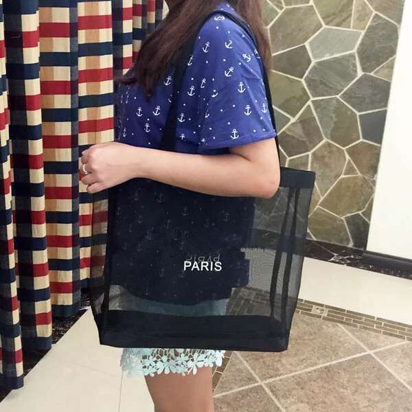 designer- classic white logo shopping mesh bag luxury pattern travel bag women wash bag cosmetic makeup storage mesh case
designer- classic white logo shopping mesh bag luxury pattern travel bag women wash bag cosmetic makeup storage mesh case