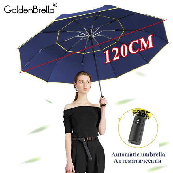 120cm automatic double big umbrella rain women 3folding wind resistant large umbrella men family travel business car umbrellas
120cm automatic double big umbrella rain women 3folding wind resistant large umbrella men family travel business car umbrellas